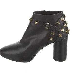 Balenciaga leather moto boots 38